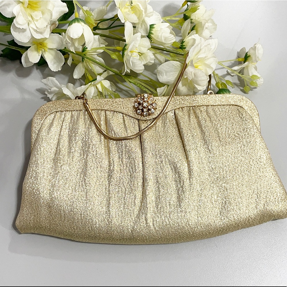 Gold Clutch Bag